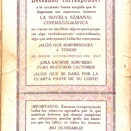 REVISTA: Nadie sabe lo que quiere