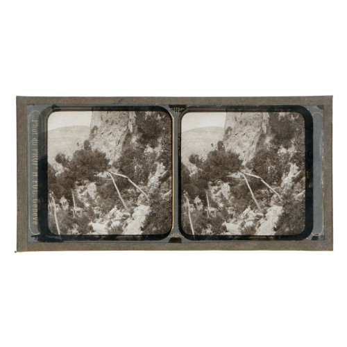 Vista estereoscopica cristal - Phot du Prof. H.Fol. Geneve