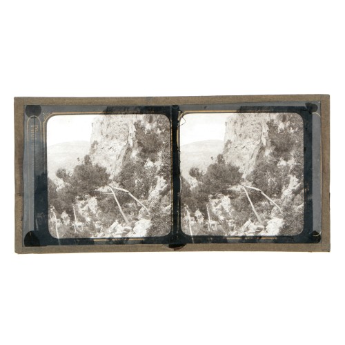 Vista estereoscopica cristal - Phot du Prof. H.Fol. Geneve