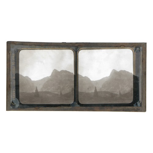 Vista estereoscopica cristal - Phot du Prof. H.Fol. Geneve