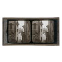 Vista estereoscopica cristal - Phot du Prof. H.Fol. Geneve
