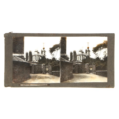 Vista estereoscopica cristal iluminada - Prof. H.Fol. - Londres, Observatoire de Greenwich