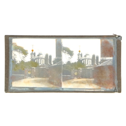 Vista estereoscopica cristal iluminada - Prof. H.Fol. - Londres, Observatoire de Greenwich