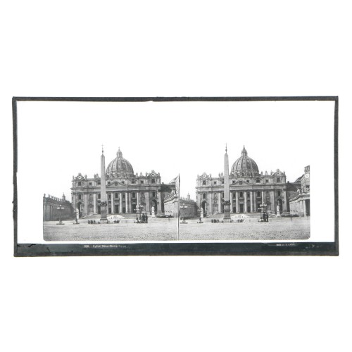 Vista estereoscopica cristal - Eglise Saint-Pierre Rome