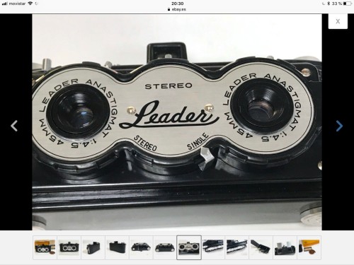 Japon caméra stéréo leader 1955 23.1018