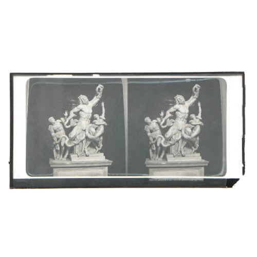 Vista estereoscopica cristal - Le Laocoon, Musee du Vatican, Rome