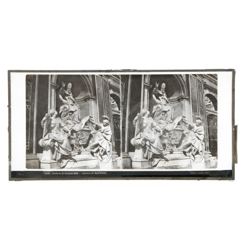 Vista estereoscopica cristal - Tombeau de Grégoire XIII