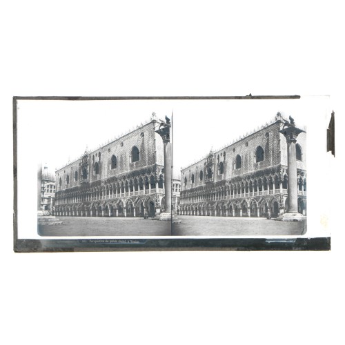 Vista estereoscopica cristal - Perspective du Palais ducal, a Venise