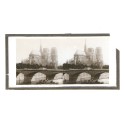 Vista estereoscopica cristal - Abside de Nore Dame (Paris)