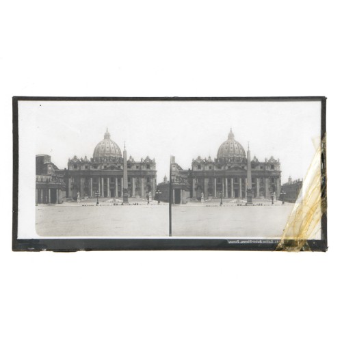 Vista estereoscopica cristal - Eglise Saint-Pierre, Rome