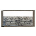 Vista estereoscopica cristal iluminado - Quartier chretien ruine en 1860, Damas