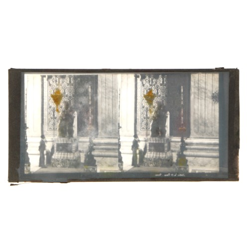 Vista estereoscopica cristal iluminado - Statue de st Pierre, Rome