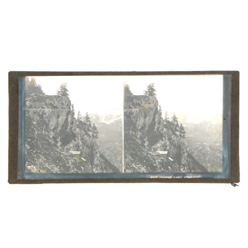 Vista estereoscopica cristal iluminado - Vue du Chapeau Vallée de Chamounix, Savoie