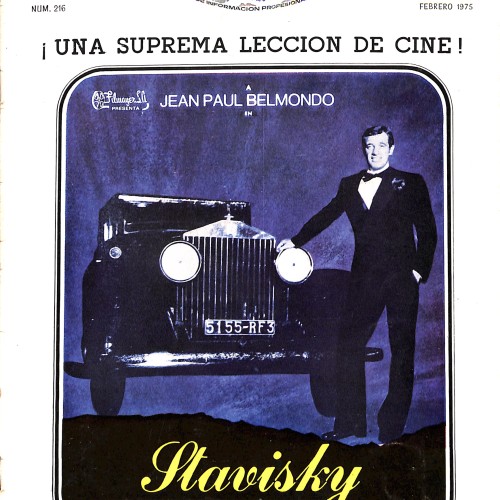 REVISTA:  Revista Cinematográfica Española