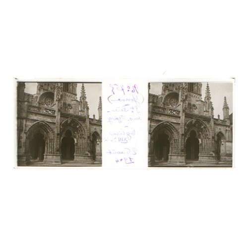Vista estereoscopica cristal - Estudio calle Valentin Hauy - Eglise Saint-Père-sous-Vézelay