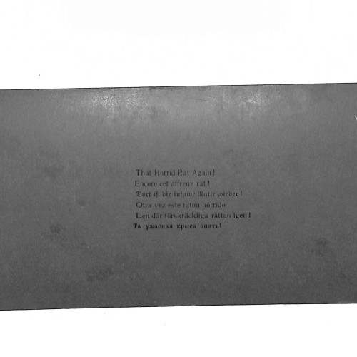 Sección "That Horrid Rat Again!".