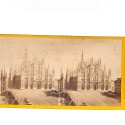 Vista estéreo Duomo de Milán (Catedral de Santa María Nascente), Piazza del Duomo