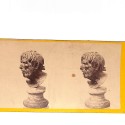 Vista estéreo Busto de Séneca — Museo de Herculano (Ercolano)