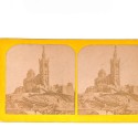Vista estéreo Notre-Dame de la Garde — Marsella (vista general)