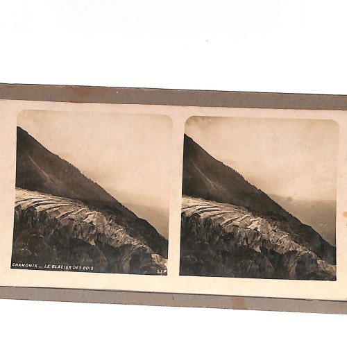 Vista estéreo Chamonix – Le Glacier des Bois (Francia, Alpes)