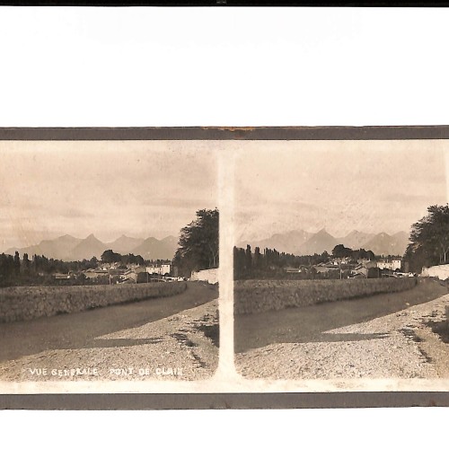 Vista estéreo Vue générale – Ronde de Ciboure (País Vasco francés) – Vista estereoscópica