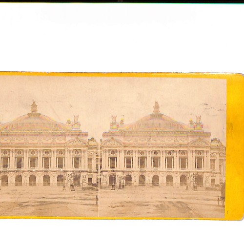 Vista estéreo Opéra Garnier – Paris (Vue stéréoscopique)