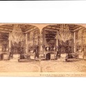 Vista estéreo Reception Room of Catherine de Medicis, Palace of Fontainebleau, France.