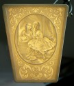 Lithophane German porcelain trapezoid