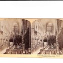 Vista estereoscópica “Interior de la Abadía de Westminster – coro y nave gótica, vista estereoscópica, c.1896”
