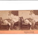 Vista estereoscópica Inconvenience of Single Life — R. Y. Young, 1897