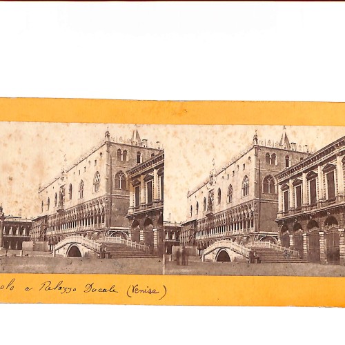Vista estereoscópica – Palazzo Ducale, Venecia