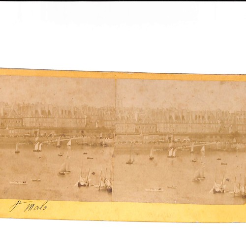 Vista Vista estereoscópica  – Saint-Malo (Francia)