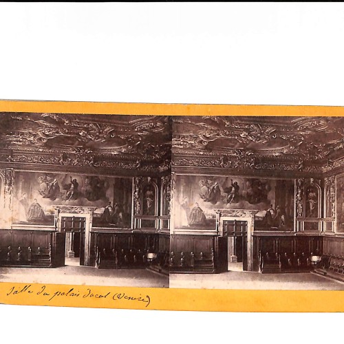 📷 Vista estereoscópica   – “Salle du palais Ducal (Venise)”