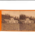 📷 Vista estereoscópica “Grande Maison de Maurice – Villa colonial en jardín tropical (probable Indochina francesa)”