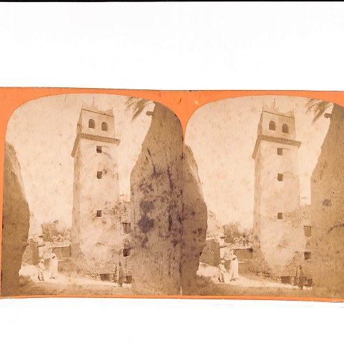 📷 Vista estereoscópica   “Mosquée de Sidi-Malek, environs de Biskra (Argelia)”