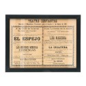 Cartel teatral del Teatro Cervantes, fechado el jueves 1.º de enero de 1891, de “Sombras Chinescas”