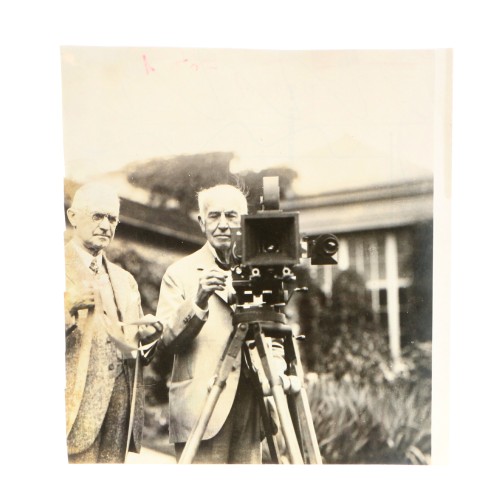 Fotografia George Eastman y Thomas Edison