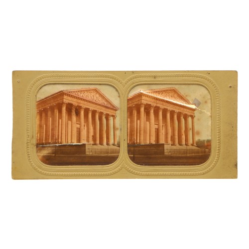 📷 Vista estereoscópica Tissue – Iglesia de la Madeleine