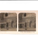 📷 Vista estereoscópica Cairo – Moschee Sultan Hassan, das Schiff (Interior Mezquita del Sultán Hassan)
