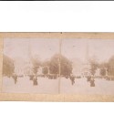 📷 Vista estereoscópica Lourdes – Esplanada frente al Santuario (multitud de peregrinos)