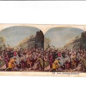 📷 Vista estereoscópica  “esus Entering Jerusalem” – escena bíblica coloreada nº 142 (serie de la Pasión)