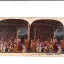 📷 Vista estereoscópica “The Nativity – The Shepherd’s Adoration” (nº 136) – serie bíblica estereoscópica