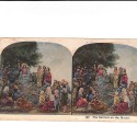 📷 Vista estereoscópica “The Sermon on the Mount” (nº 139) – serie bíblica estereoscópica coloreada
