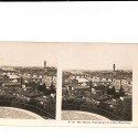 📷 Vista estereoscópica  “Florence – Panorama pris de la Place Michel Ange”