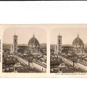 📷 Vista estereoscópica  “Florence – Le Duomo. Vue générale”