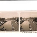 📷 Vista estereoscópica “Paris – La Seine à l’écluse de la Monnaie”