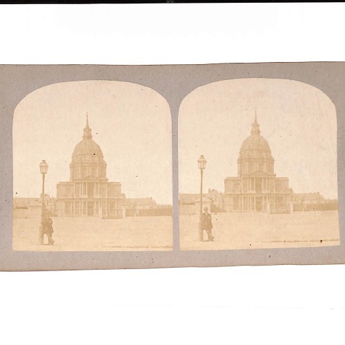 Vista estereoscópica L'Hôtel des Invalides (París)