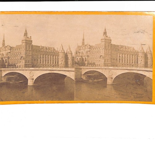 Vista estereoscópica La Conciergerie (París)