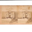 Vista estereoscópica Porta Pía (Roma)