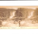 Vista estereoscópica  Cascade du Pont d'Espagne - (Pyrénées) (Cascada del Puente de España - Pirineos).